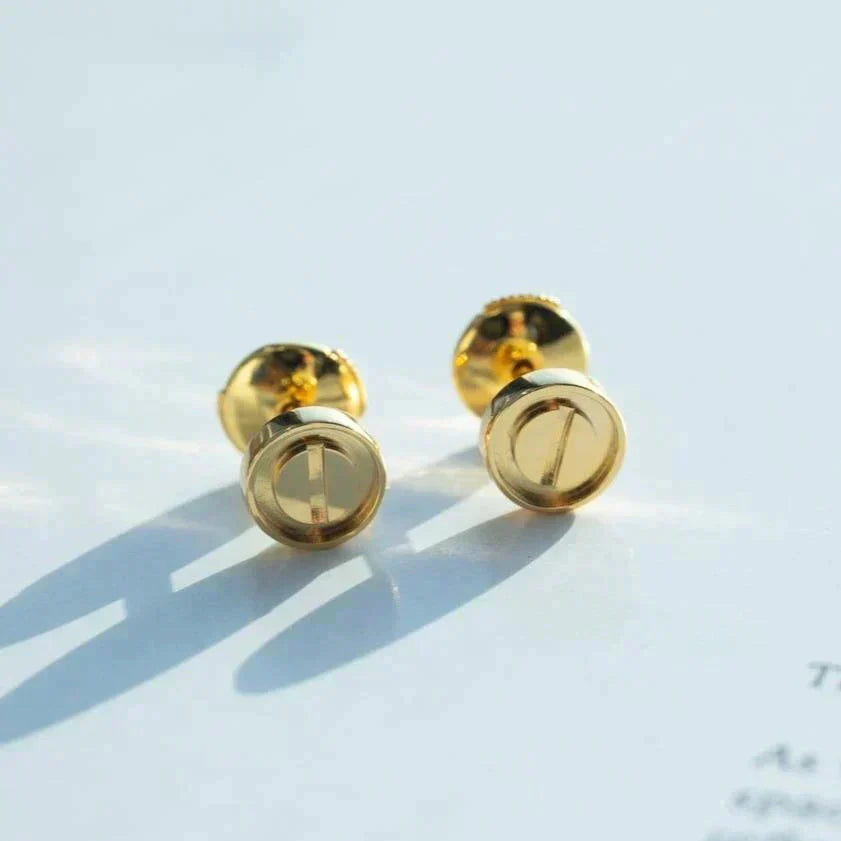 CARTIER LOVE EARRINGS GOLD 10MM