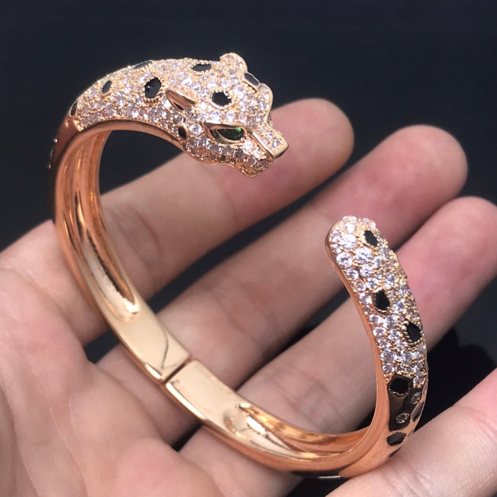 CARTIER PANTHERE BIG BRACELET DIAMONDS
