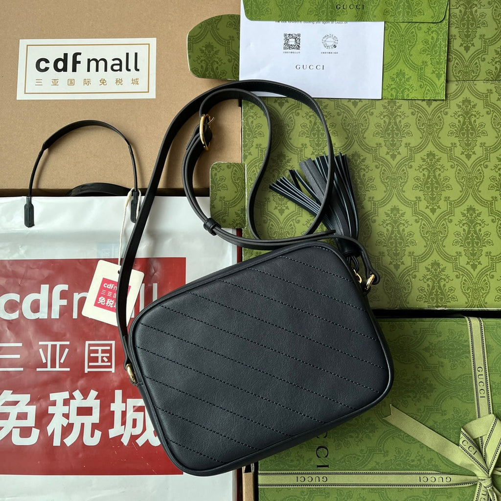 gucci-blondie-small-shoulder-dark-blue-leather-bag-21x15-5x5cm Crossbody