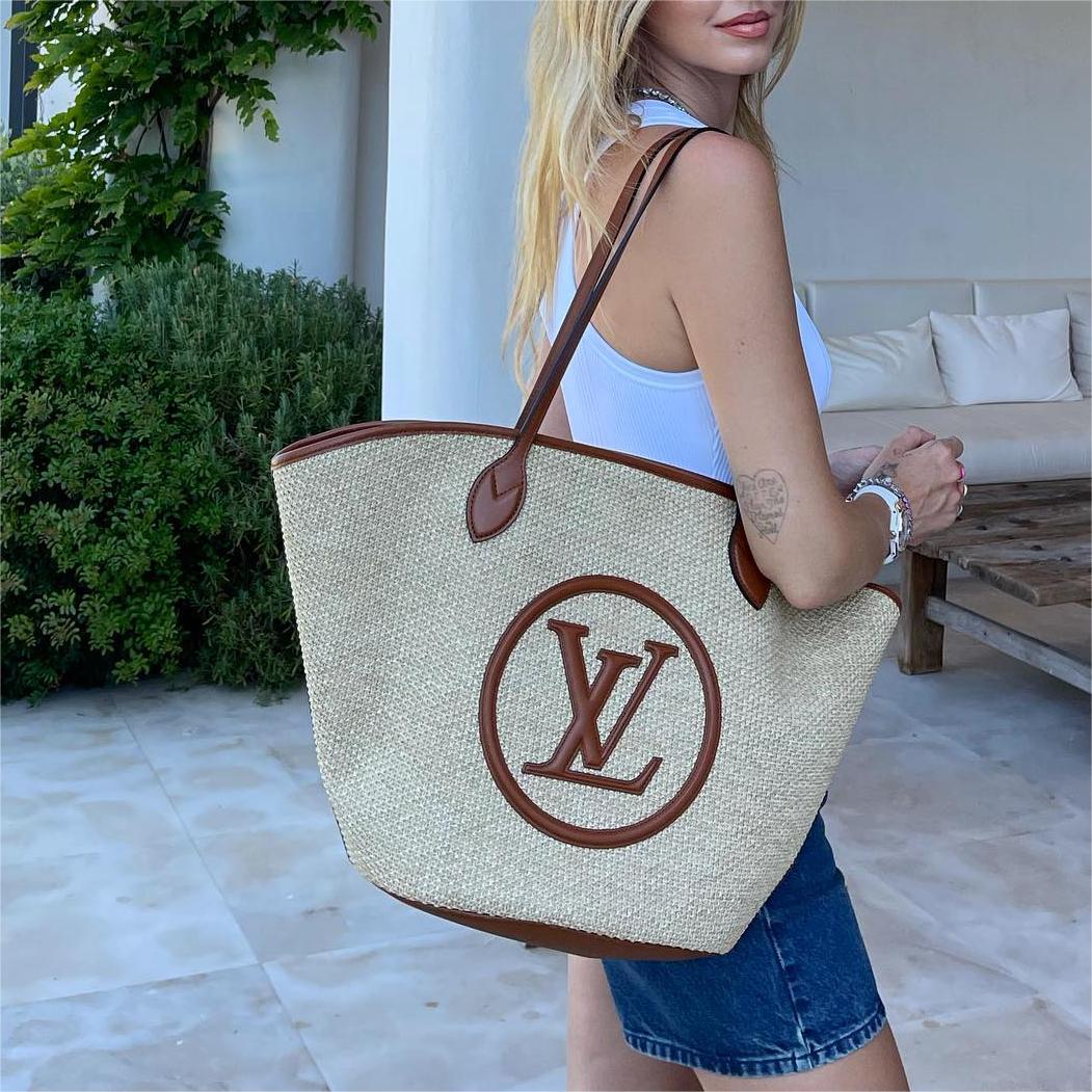 louis-vuitton-straw-bag-50cm Tote
