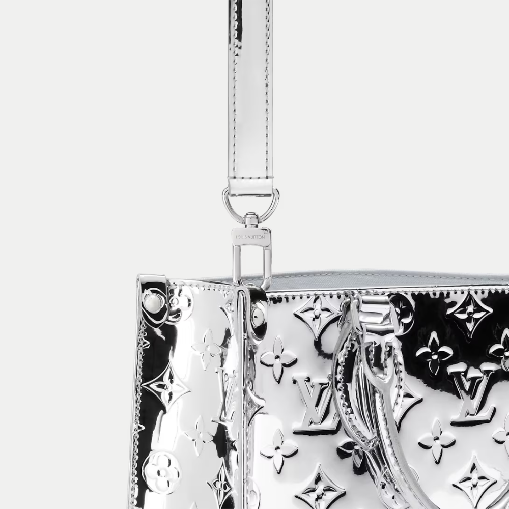 lv-onthego-pm-silver Tote