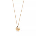 Tiffany Return to Tiffany Pendant w/Chain 18k Yellow Gold No Gemstone Mini Necklaces