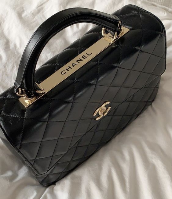 chanel-trendy-cc-flap-bags-black Shoulder