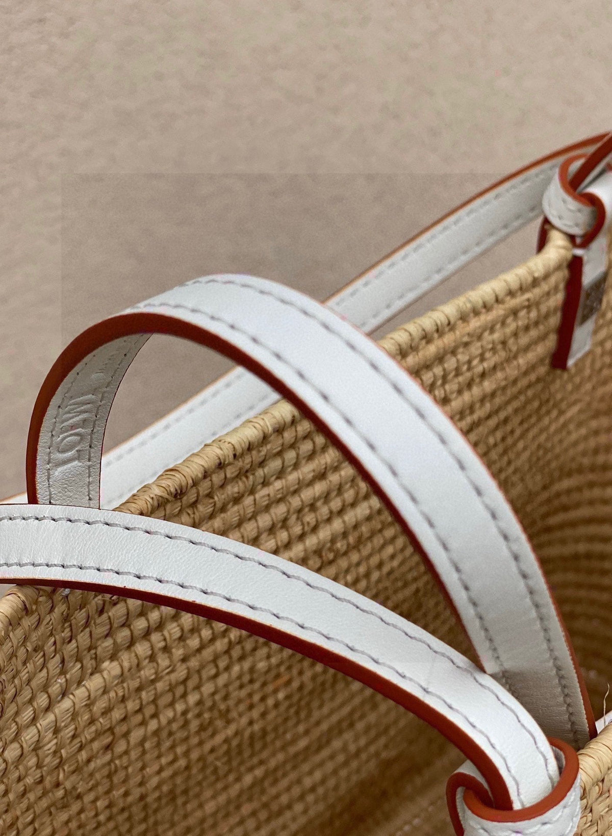 loewe-small-square-basket-bag-in-raffia-and-calfskin-naturalwhite Shoulder