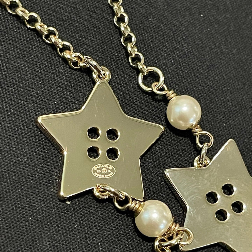 Chanel Star Sweater Chain Necklaces