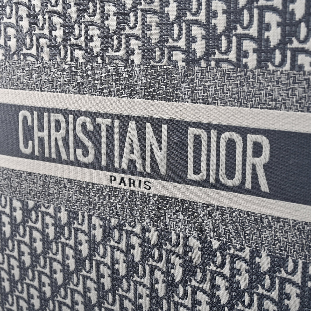 christian-dior-large-book-tote-grey-oblique-embroidery Tote