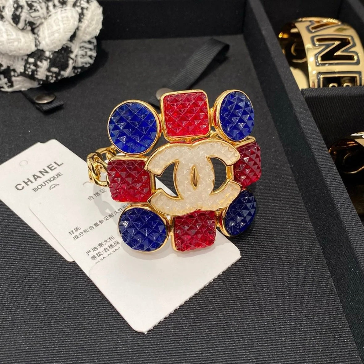 Chanel 25A Color Bangle  Bracelets