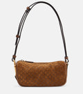 gucci-half-horsebit-suede-shoulder-bag Shoulder