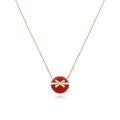 CHAUMET JEUX DE ROSE GOLD DIAMOND NECKLACE