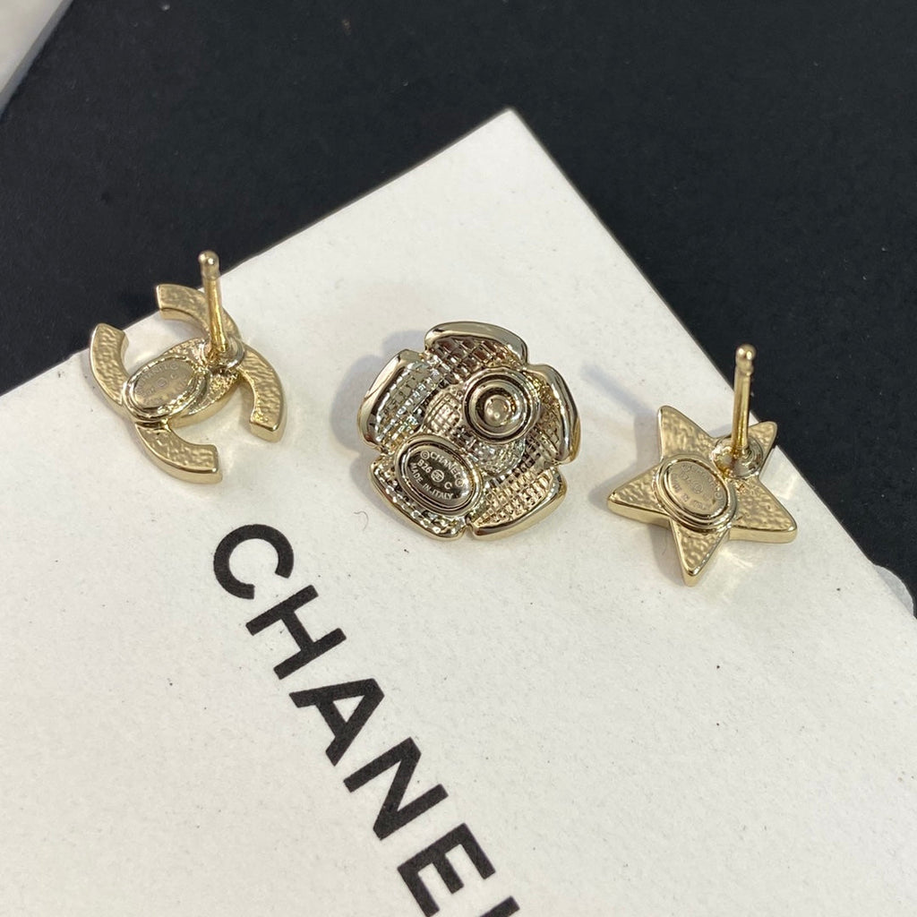 Chanel Three Earring Set Earrings