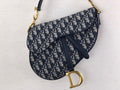 dior-medium-saddle-bag-with-strap-blue-oblique Shoulder