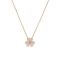 VCA FRIVOLE ROSE GOLD FLOWER DIAMOND NECKLACE